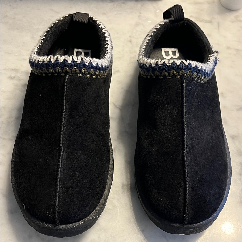 Black suede clog slippers “beach by Matisse” lady size 9